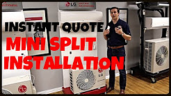 How much does a mini split cost installed?