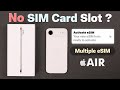 NO Sim Card Slot? How to Activate eSIM on Your iPhone AIR! [Setup]