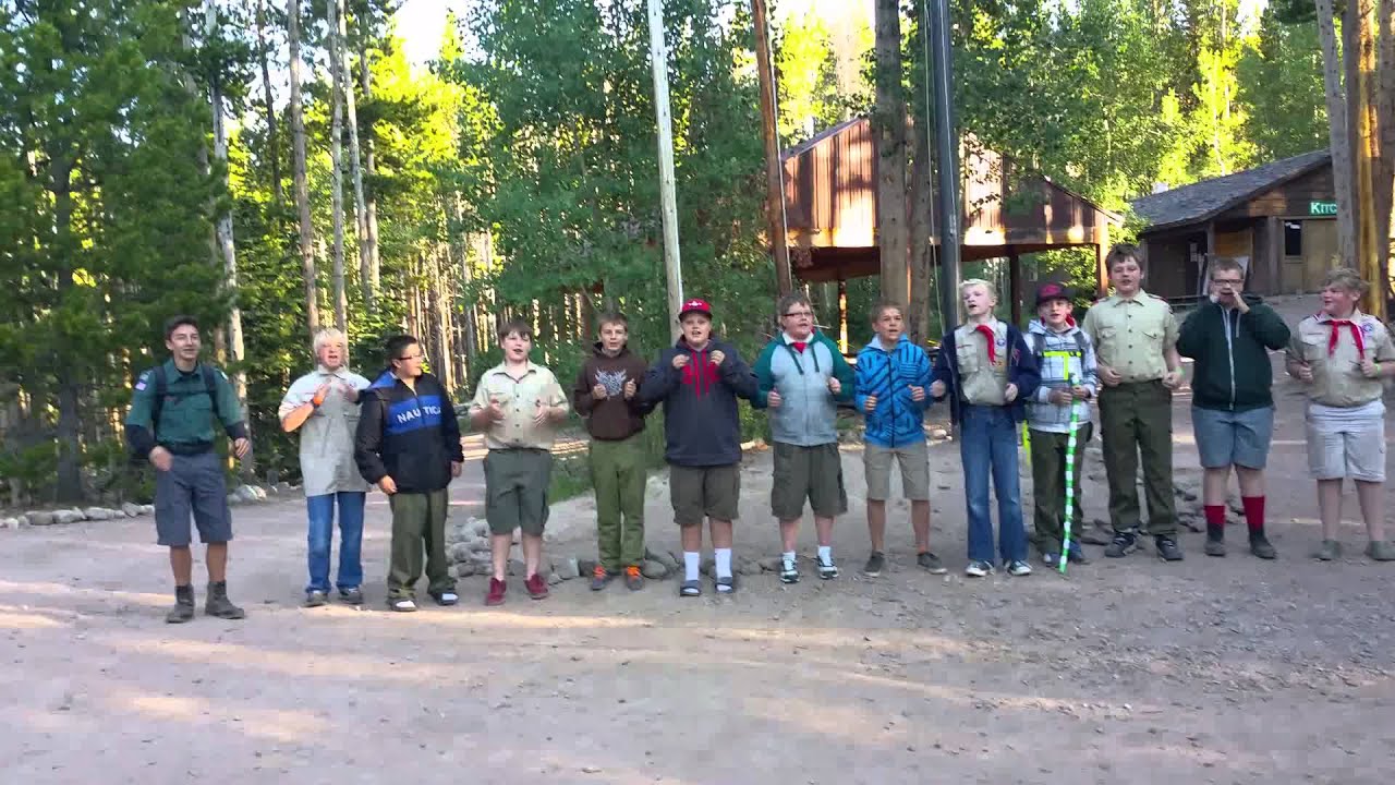 Hinckley Scout Ranch Troop 770 - I'm a little Boy Scout - YouTube