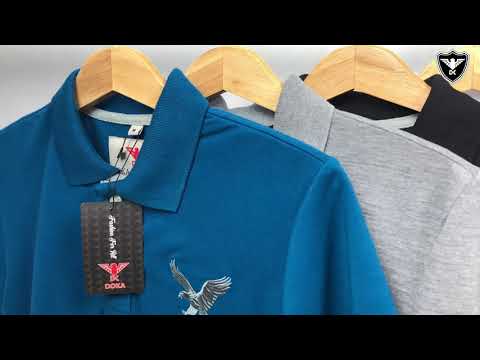 Video Áo thun nam có cổ Doka dáng Polo thể thao - youtube