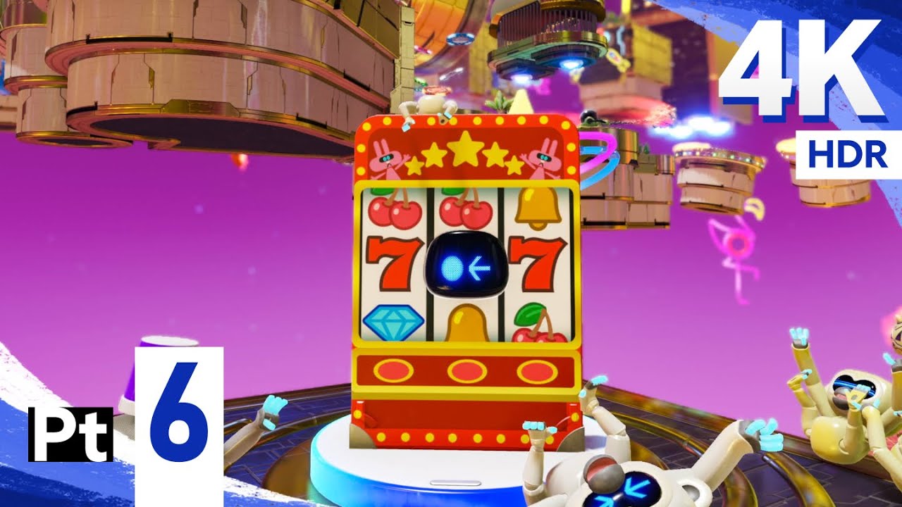 Astro Bot [4K/60fps HDR] (100%, All Collectibles, Platinum) Walkthrough Part 6