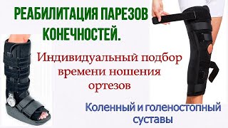 видео: Переразгибание в колене / отвисшая стопа. Время ношения ортезов для эффективного восстановления. картинка: Переразгибание в колене / отвисшая стопа. Время ношения ортезов для эффективного восстановления.