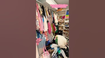 Before & After Decluttering and Organizing Our Client’s Closet 🙌 #shorts #organization #declutter