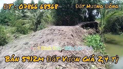 Đã Bán 6 công Đất Vườn Xã Bình Đức Bến Lức Long An Giá 2,4 tỷ ĐT