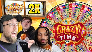 EVERY ONE AWAY ON CRAZY TIME, WE ATE THE WORLDS HOTTEST CHICKEN!