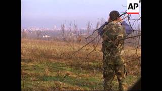 Bosnia - Brcko Frontline Troops Prepare For Peace