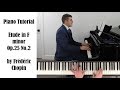 Chopin Etude in F minor, Op.25 No.2 Tutorial - ProPractice by Josh Wright