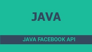 Java Facebook Api -2