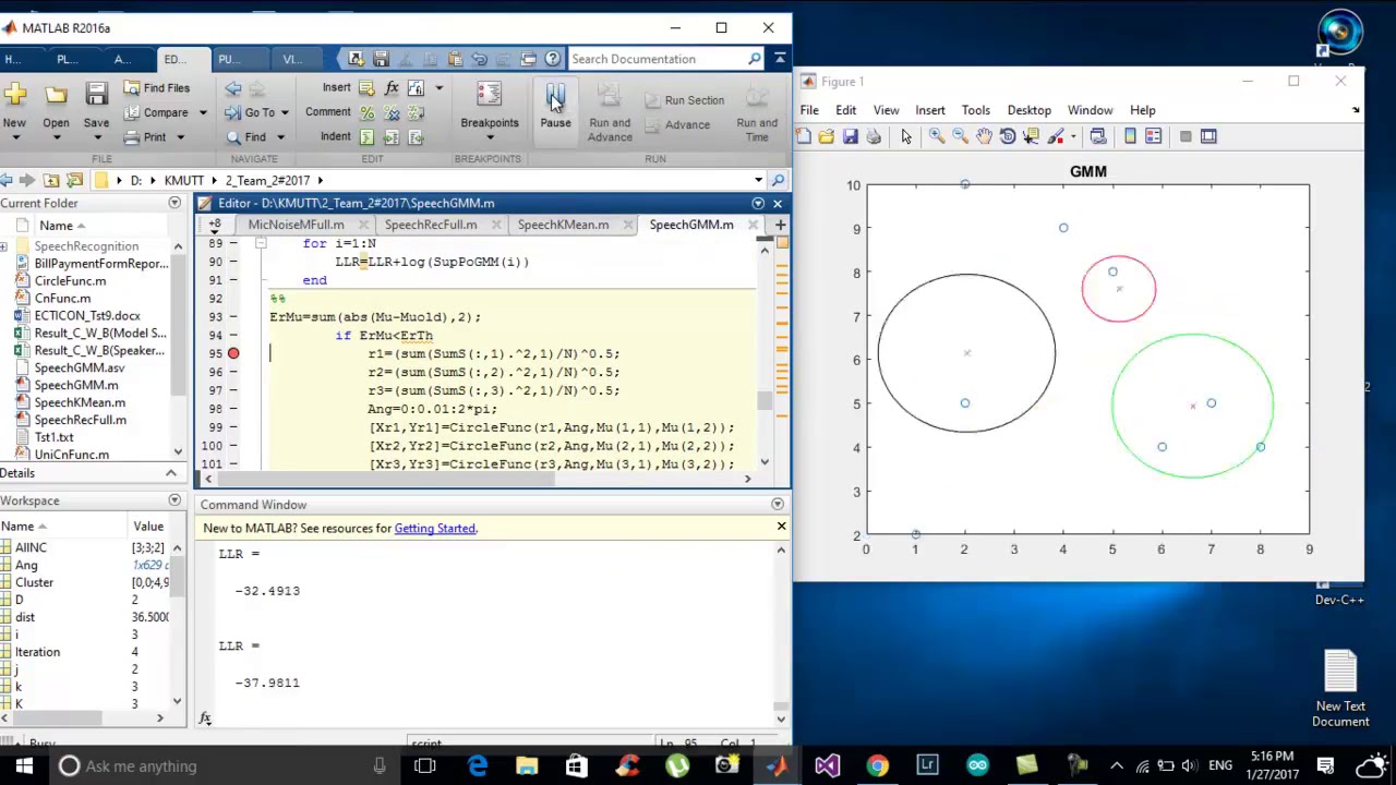 Gaussian Mixture Model and K-Mean for clustering data. - YouTube