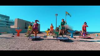 Coreografía Coco 🥥 Song - AronChupa,Flamingoz. #Bassboost #partymusic  #bounceunited #jump  #jumping