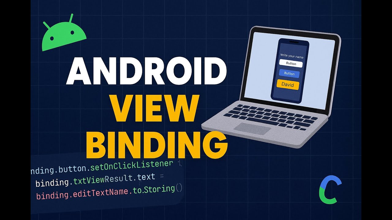 33. Android View Binding Tutorial | Replace findViewById with Easy View ...