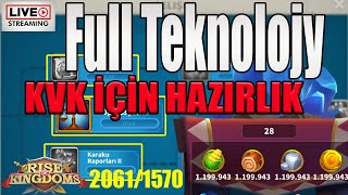 Pop-Up Full Teknoloji Yapiyoruz Ve Kvk Hazırlıkları - Rise Of Kingdoms