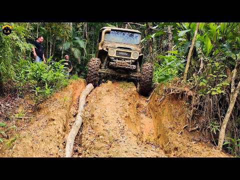Minela Trail - Just Mud! 💥 Toyota 6-cylinder, F-75 & Troller