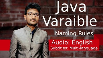 Java Variable Naming Convention | Java Variable Naming Rules (Java Tutorial)