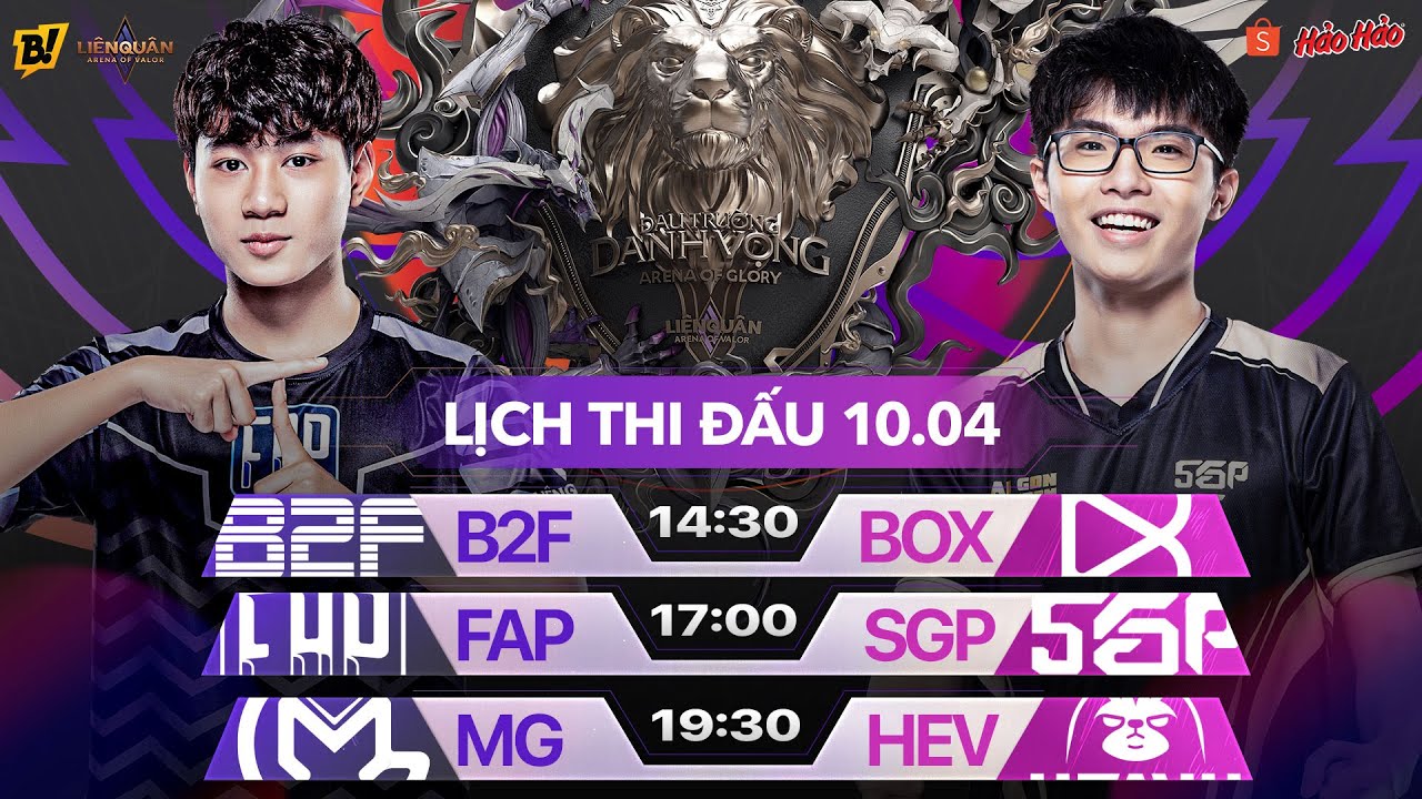 TRỰC TIẾP: B2F GAMING vs BOX GAMING | ĐTDV MÙA XUÂN 2022 – VÒNG 14 NGÀY 2 10/04