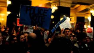 Wisconsin Protests: The Police arrive at the rally, February 17th. 2011