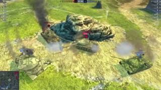 World Of Tanks Blitz Clan Wars 3 Na Dd Attacking Void On Lost Temple