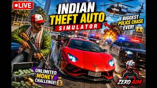 🔴 LIVE 🔥 Indian Theft Auto Simulator New Update | Unlimited Money Challenge 😱