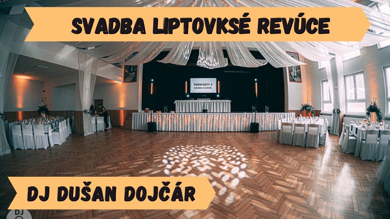 Svadba Liptovské Revúce - DJ a Mladejší na svadbu