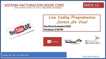 Parte 13 Sistema de facturación en Access + VBA + SQL Server
