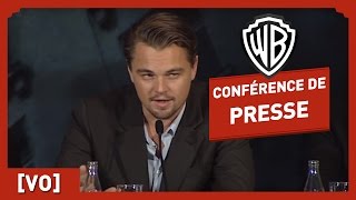 Inception - Conférence De Presse Vo - Leonardo Dicaprio Christopher Nolan