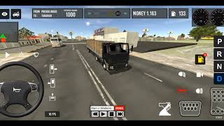 GAME IDBS TRUK SIMULATOR ||  TRUK TRONTON BOX KAYU COBA MAIN DILUAR MAPS TRUK SIMULATOR GAME ANDROID screenshot 4