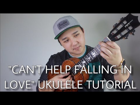 "Can't Help Falling In Love" ( EASY UKULELE TUTORIAL ) - Kris Fuchigami