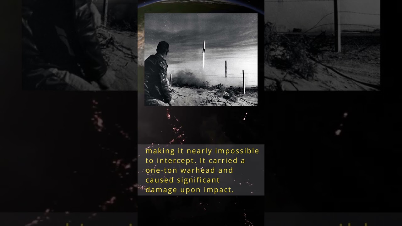 🚀 V-2 Rocket: The Dawn of Ballistic Missiles 🚀