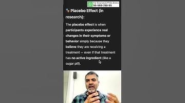 Placebo Effect | Research Aptitude | UGC-NET-Paper1