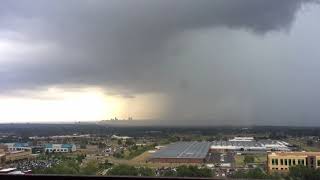 Severe Thunderstorm Time Lapse Over Denver, CO September 5, 2018