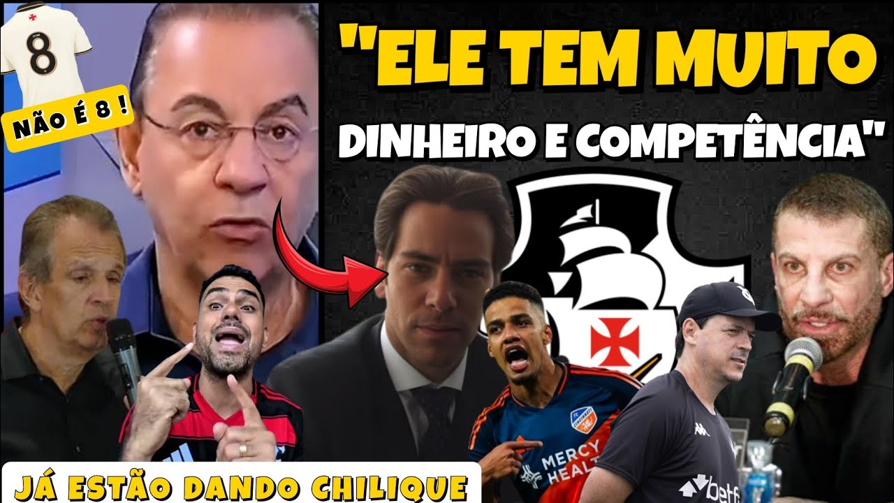 MÍDIA PAULISTA SOBRE MARCOS LAMACCHIA COMPRAR O VASCO:“TEM MUITO DINHEIRO”/BAP JÁ TÁ DANDO CHILIQUE