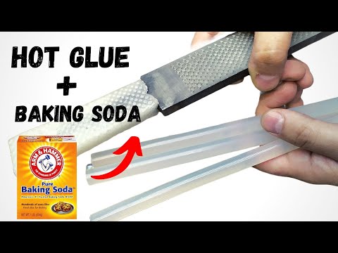 Hot Glue + Baking Soda LifeHack