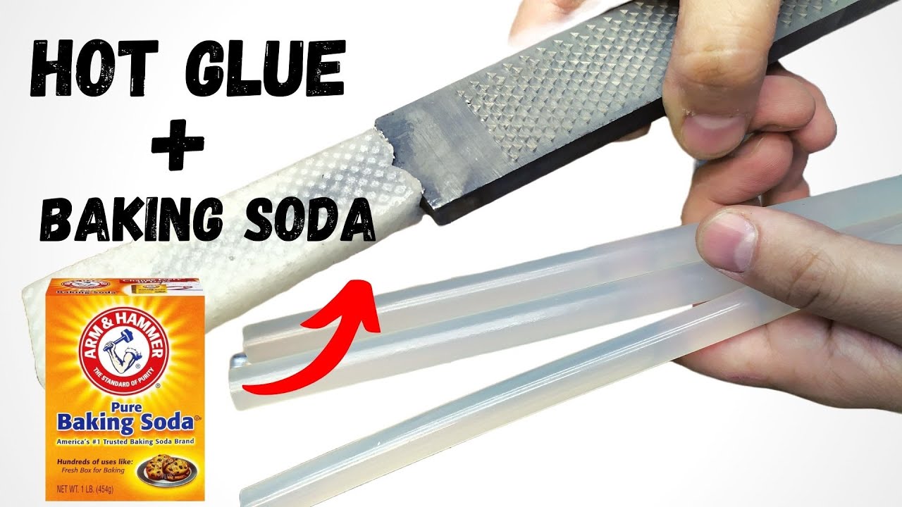 Hot Glue + Baking Soda LifeHack YouTube