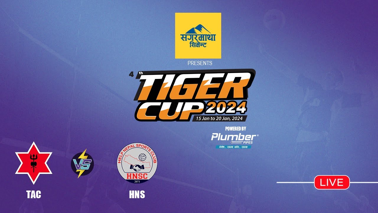 TAC vs HNS | 4th Tiger Cup Men's Volleyball Championship 2024 - Kantipur TV HD LIVE
