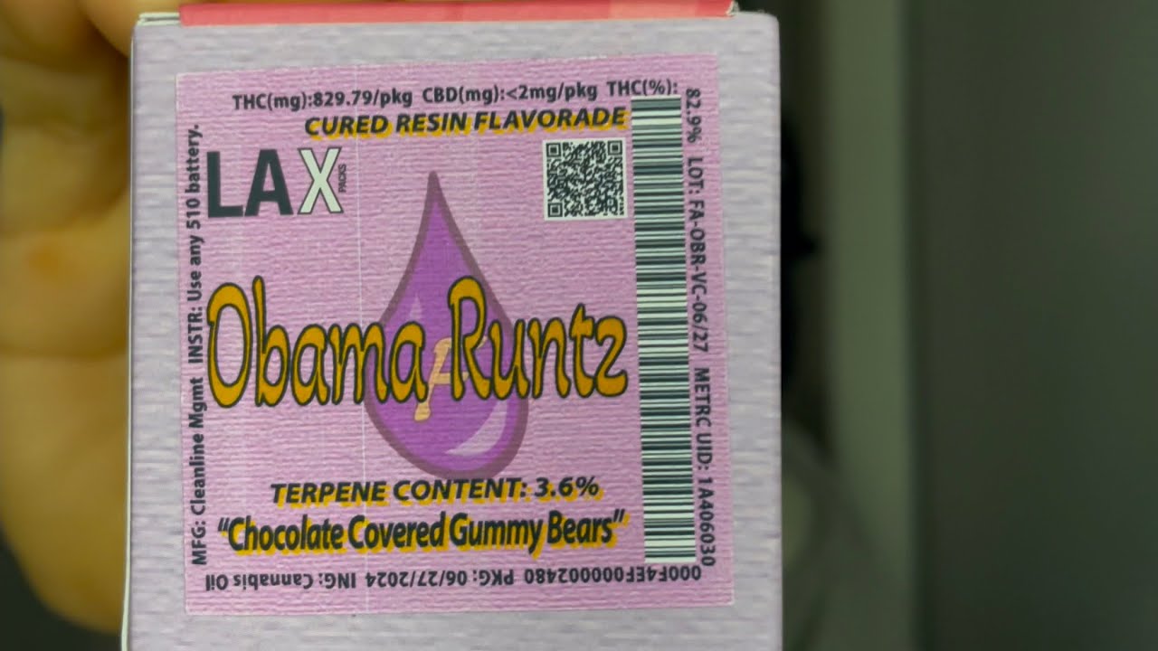 Obama Runtz Cart 🍫🧸 (By. FLAVORADE x LA X PACKS)