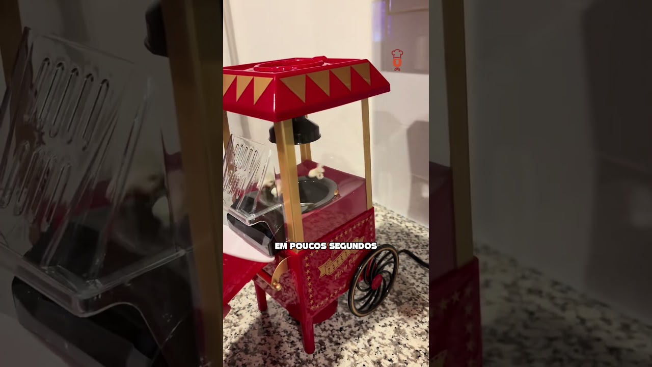 Carrinho de Pipoca Retrô Fofo e Perfeito!