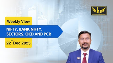 Weekly Market Outlook on - Nifty, BankNifty, Sectors, OCD, PCR for the week starting 22nd Dec 2025