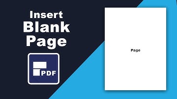How to Insert blank page in pdf file using pdfelement