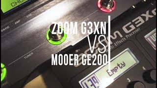 Mooer GE200 vs Zoom G3Xn | The Ultimate LOW BUDGET Guitar PEDALBOARD comparison chords