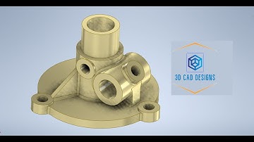 How to design a 3D Part with Extrude, Extrude Cut, Fillet, Mirror  in Autodesk Inventor