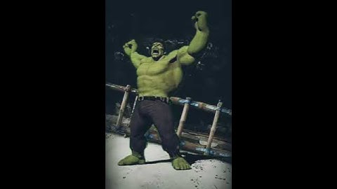 The hulk transformation || A short film VFX 🎥