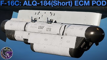 F-16C Viper: ALQ-184(Short) ECM Pod, Jamming & Being Jammed Tutorial | DCS WORLD
