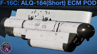 F16C Viper: ALQ184(Short) ECM Pod, Jamming & Being Jammed Tutorial | DCS WORLD