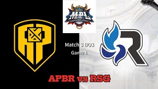 MPL-PH S13 W2D2 | MATCH 3 Bo3 | APBR vs RSG Game 1