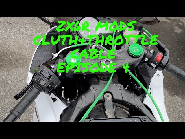 チャチル Zx6r clutch & throttle cable - YouTube