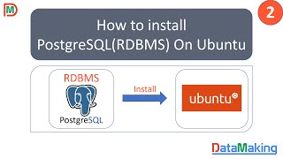 How to install PostgreSQL(RDBMS) On Ubuntu | Linux | DM | DataMaking