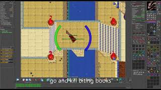 Tibia furia - respect biting books :)