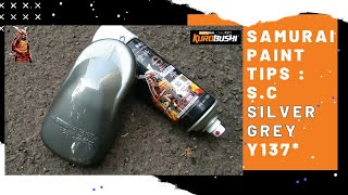 Samurai Paint  Tips Pengecatan Samurai Paint Sc Silver Grey Y137