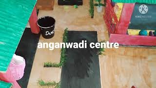 project/ model of anganwadi centre#thermocol