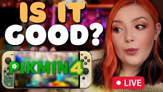 Playing my First EVER Pikmin Game (Pikmin 4 First Impressions)